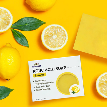 LouraCare™ lemon turmeric & kojic soap